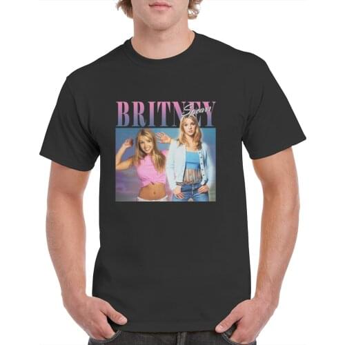 Retro Classic Britney Spears T-Shirt Unisex Trending Popular 90S graphics T-Shirt 100% Cotton freebritney Tops Female/Man