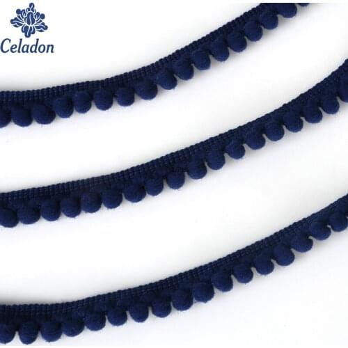 Hot Selling! 5 yard Pom Lace Trim Garment Lace Trim For Sew On Garment DIY Dancing Dress Skirts Making Wedding Place Arrangement
