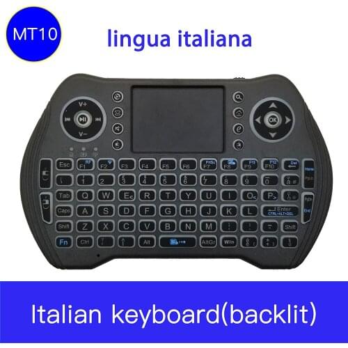 Mouse Italian MT10 2.4GHZ Mini Wireless Bluetooth Keyboard Touchpad FOR Android Work Home Office Business trip laptop Keyboards