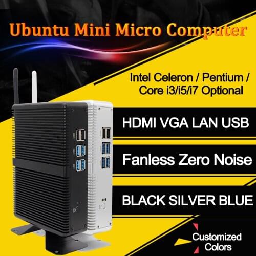Cheapest price Mini pc Intel Celeron 2955U DDR3L LAN VGA HD Linux mini pc stick1.4GHz Win7 computer table