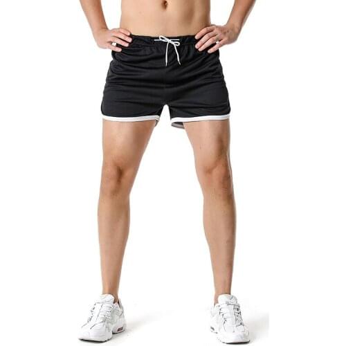 Summer Mens Running Sports Shorts Jogging Training Gym Pants Elasticity And Breathable Sportswear Homme