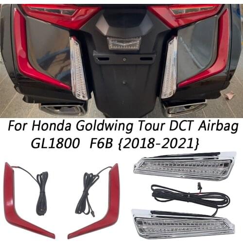 NEW Accessories For Honda Goldwing Gold Wing GL1800 GL 1800 F6B 2018 2019 2020 2021 Chrome or Black LED Filler Panel Lights