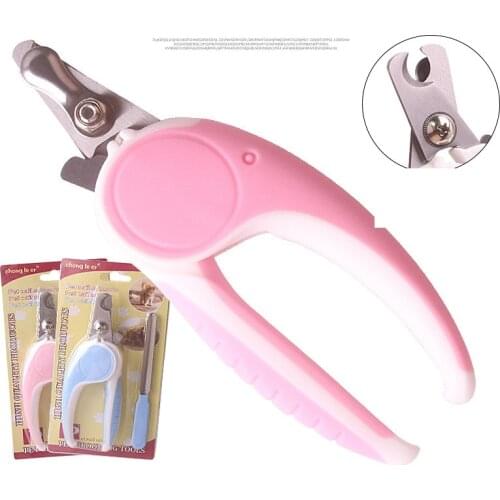 New Professional Pet Nail Clippers Dog Cat Stainless Steel Toys Labor-Saving Nail Clippers Convenient Beauty Cleaning Supplies