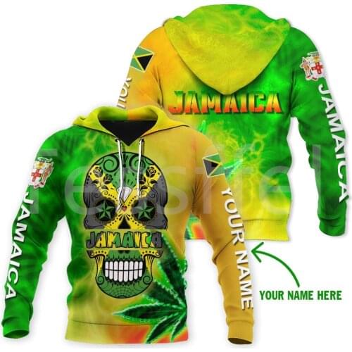 Tessffel County Flag Africa Jamaica King Emblem Lion NewFashion Tracksuit 3DPrint Men/Women Streetwear Pullover Funny Hoodies A7