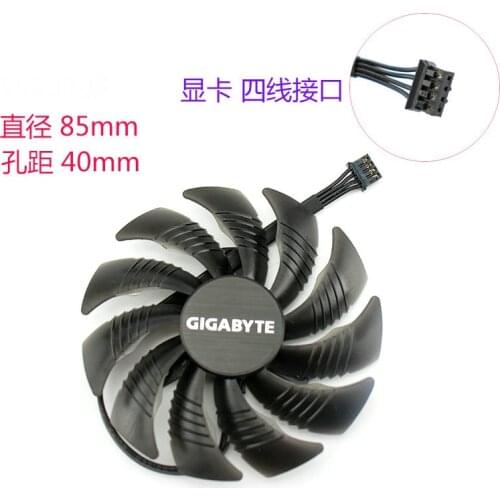 T129215SU New Original for Gigabyte GTX1060 GTX1070 GTX1080 Mini ITX Graphics Video Card Cooling Fan DC12V 0.50A