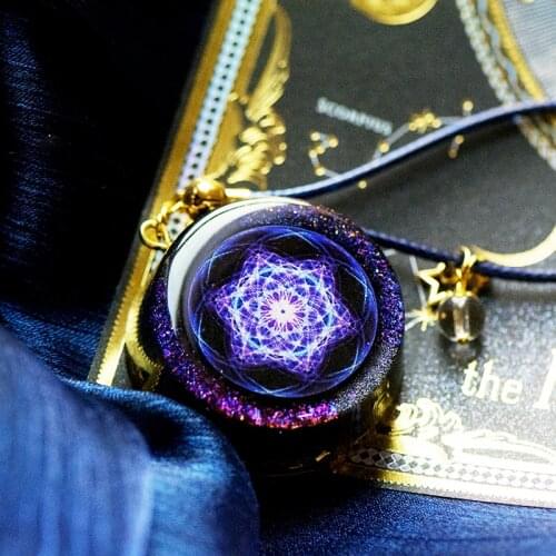 Original Hexagram Energy Crystal Orgon Pendant EMF Protection Ad Meditation Yoga Steven Universe Chakra Crystal Jewelry Necklace