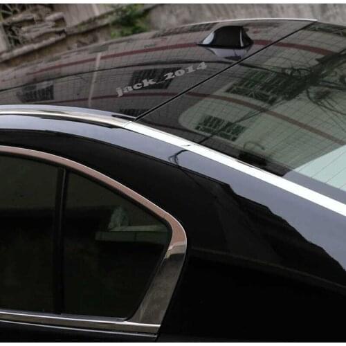 FIT For 2013-2017 HONDA ACCORD 9TH CHROME ROOF TRIM MOLDING KIT 4 Door Sedan