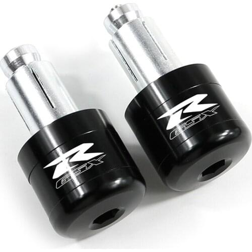 Fit For Suzuki GSXR 125 250 300 GSX-R600 GSX-R750 GSXR1000 GSX-R1100 GSX1300R Handlebar Grips Handle Bar End Cap Covers Aluminum