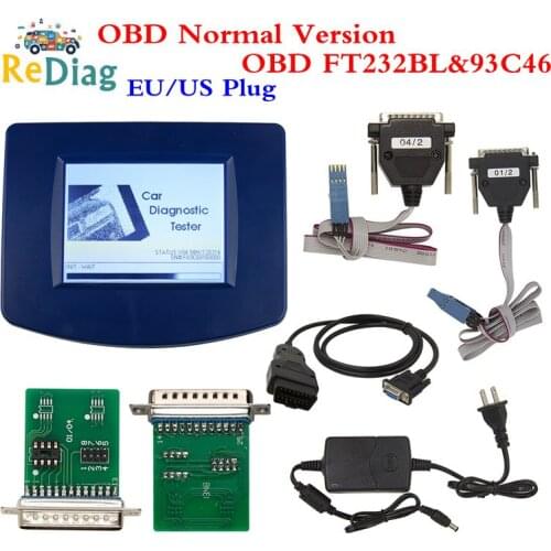 Digiprog 3 V4.94 OBD Version FTDI FT232RL&93C46 Mileage Programmer Digiprog III OBD Cable With ST01 ST04 with EU/US Plug