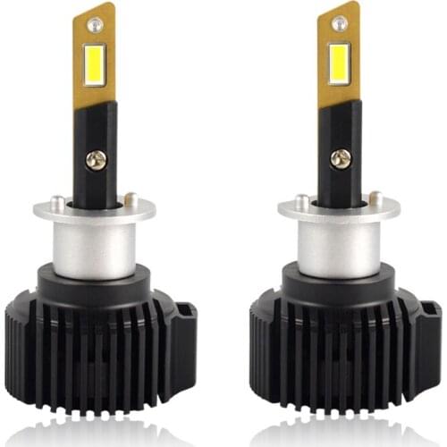 Raych P16 Led H1 No Error 12V 6000K 100W 15000Lm H4 Led Headlight Car Canbus Bulb White Color