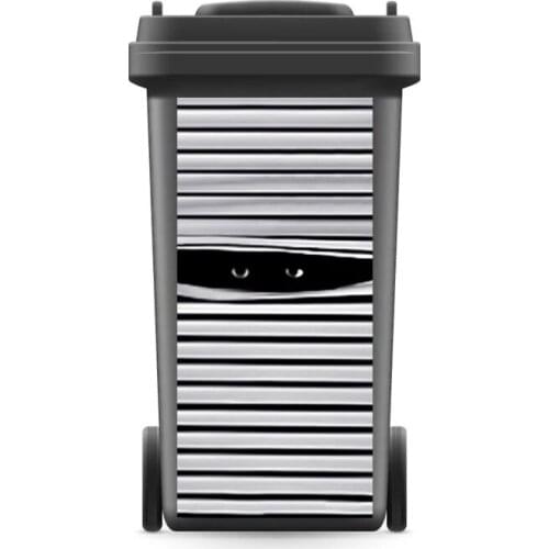 DIY Creative Strange Eyes Rubbish Bin Sticker Wallpaper mural Wall Print Decal Removable Photo self adhesive Gift