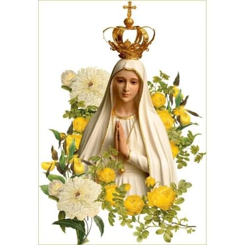 DIY diamond embroidery Flower religion pattern 5d diamond painting cross stitch rhinestone mosaic fashion home decoration