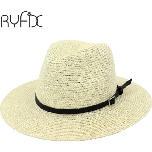Sun hat ladies summer hat leather buckle flat side outdoor beach visor hat beach hat ladies hat HA09