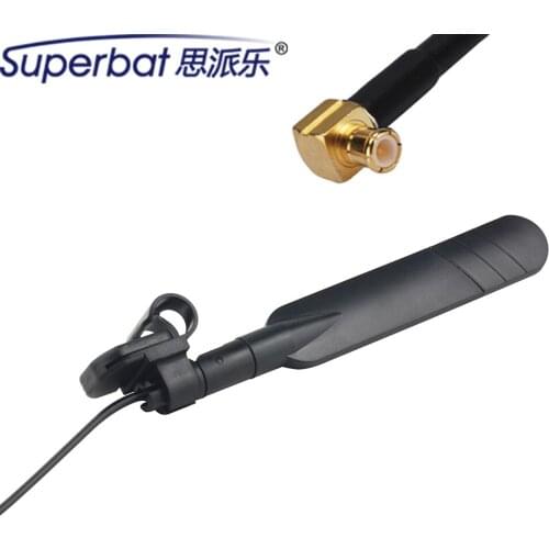 Superbat 3G/850-960/1710-2170MHz 5dbi Laptop Blade/Clip Aerial Booster GSM Mobile Phone Antenna MCX Plug RA for Huawei Erricson
