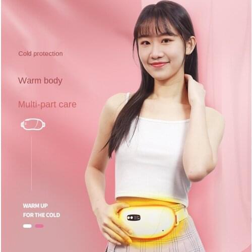 Warm palace belt electric heating palace treasure hot compress vibration heating belt hot massage belt charging