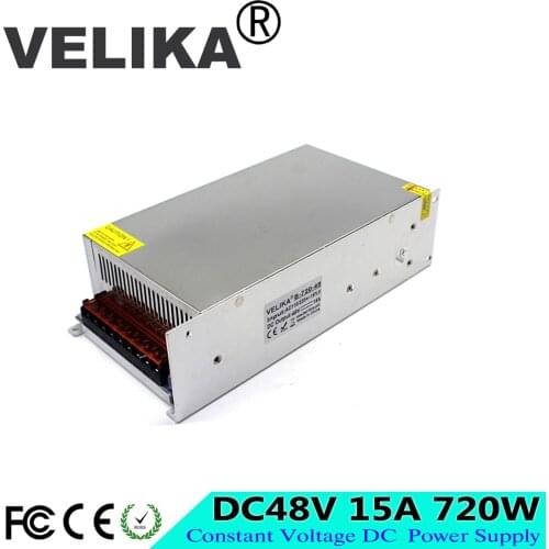Best quality 48V 15A 720W Switching Power Supply Driver Transformers 110V 220V AC TO DC48V SMPS for LED Light CNC Stepper CCTV