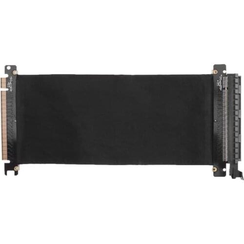 24cm PCI Express High Speed 16x Flexible Cable Card Extension Port Adapter Riser Card Graphics Video Card Extend Cord for 1/2/3U