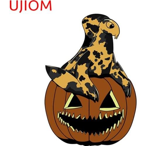 UJIOM Cartoon Wall Stickers Halloween Koi Dragon Sticker Child Bedroom Room Decorations Wallpaper Home Waterproof Decor Decals