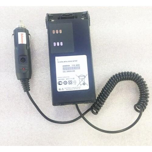 Input DC12V Car charger Eliminator for motorola GP328 GP338 PTX760 PRO5150 GP960 GP580 GP340 GP380 etc walkie talkie HNN9008A