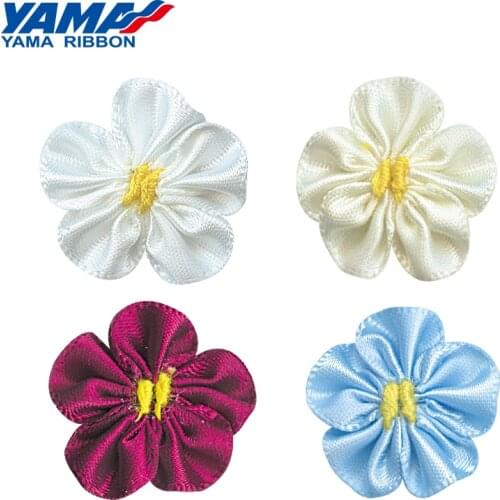 YAMA Flower Ribbons Diameter 20mm±3mm 200pcs/bag Satin Organza Ribbon for DIY Grils Dress Apparel Hair Accessories