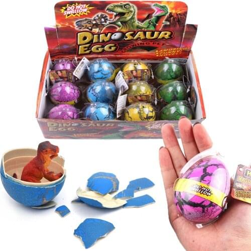 4PCS Dinosaur Eggs Hatching In Water Large Size Water Growing Animal Eggs Dinosaur Grow Egg Novelty Educational Toy Kids Gift