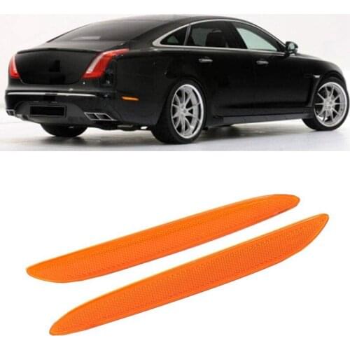 1Pair Left Right Rear Bumper Trim Side Reflector Rear Bumper Lamp Reflector for Leopard XJ 2010-2017 C2D3557-a C2D3558-A