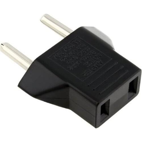 1Pcs New Compact Universal EU to USA Europe AC Power Plug Worldwide Travel Adapter Converter