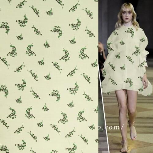 100% silk organza gauze silk fabric floral on light beige color bottom,SOZ168