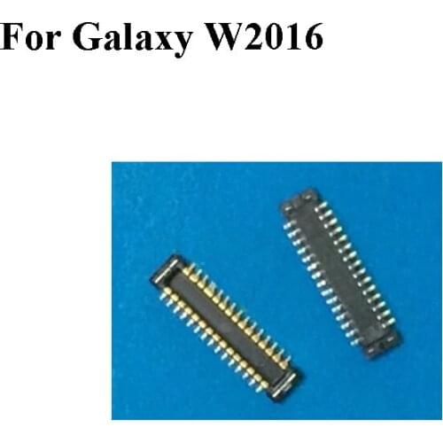 2PCS Dock Connector Micro USB Charging Port FPC connector For Samsung galaxy W2016 logic on motherboard mainboard W 2016