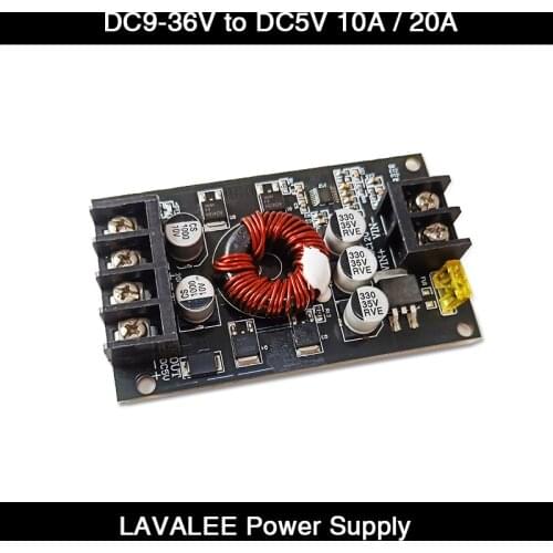 HD LAVALEE ASD-12D510A50D Vehicle LED Screen / Control card Power Supply Input DC9~36V To DC 5V 10A 50W
