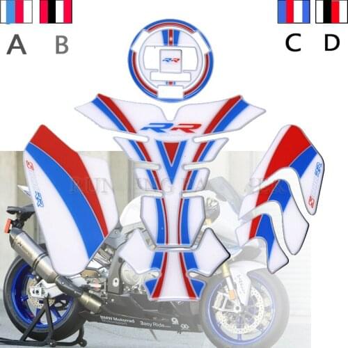3D Motorcycle Sticker Gas Fuel Oil Tank Pad Protector Cover Decals Case For BMW S1000RR S1000R S1000 RR