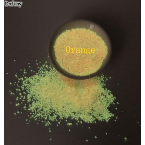 500g Orange Color Luminous glowing sand Noctilucent glow at night Wishing Sand Stone Nail Art Yard Decoration Wholesale