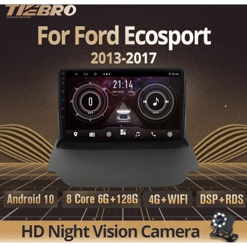 2DIN Android10.0 Car Radio For Ford Ecosport 2013-2017 Stereo Receiver GPS Navigation Car Receiver DSP Auto Radio NO 2DIN DVDIGO
