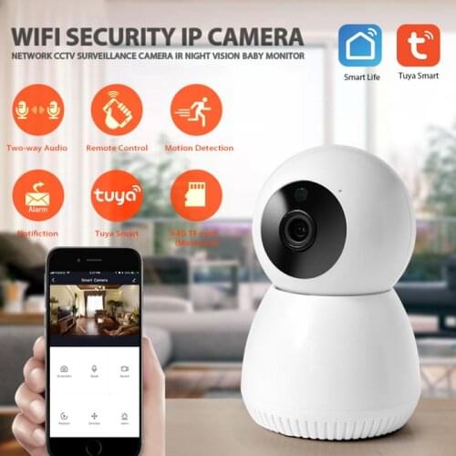 Tuya Camera Network Wireless 1080P Camera Graffiti Smart PTZ Control Home Alexa Camera Alarm Push Two-way Voice Intercom