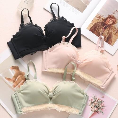 Seamless Lace Sexy Lingerie Wireless Thin Women Bra Comfort Push Up Female Bralette Comfort Underwear Girl Brassiere
