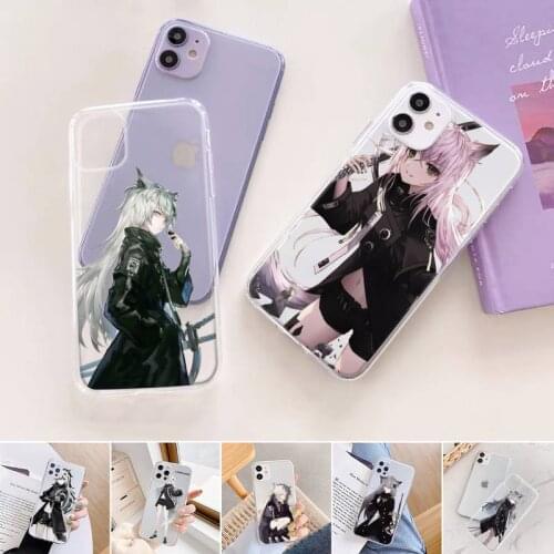 Arknights Lappland Phone Case Transparent for iPhone 11 12 6 7 8 Pro X XS Max XR Plus Silicone Soft TPU Clear mobile bags coque