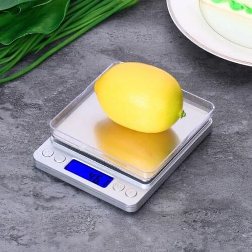 500/0.01g 3000g/0.1g Mini Digital Jewelry Scale Electronic Balance Food Kitchen Scale Pocket weight scale with 2 Tray