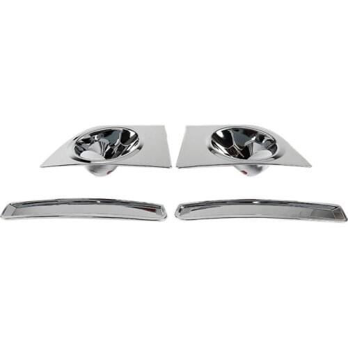 Front Fog Light Lamp Decor Cover Trim Bezels for Ford Mustang 2010 2011 2012 2013 2014 Accessories