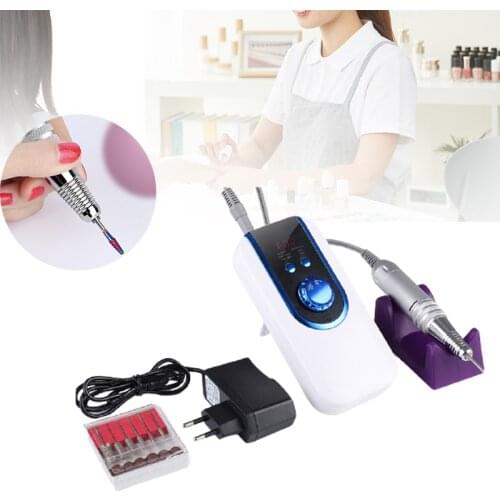 Nail Polisher 30000 Rpm Machine Nail Remover Electric Nail Drill Manicure With Polishing Head Professional Nail Pedicure Kits