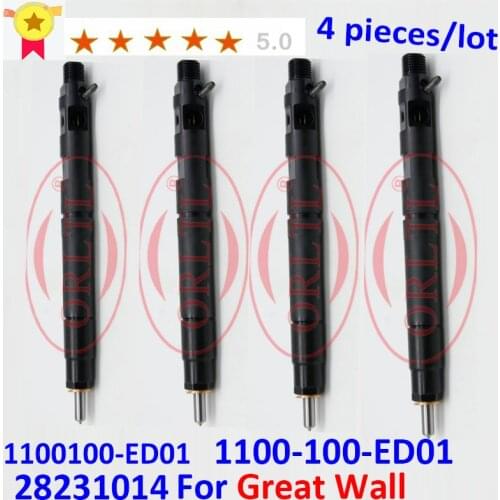 ORLTL 1100100-ED01,ED01, 1100100ED01 Diesel Common Rail Fuel Injector for DEL PHI PUEL INJCCTOR 4D20-EX AKL