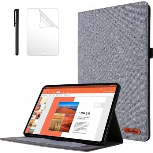 PU Leather Stand Cowboy Tablet Cover For Lenovo M10 Case TB X505X X505F X505L X605F X605L 2019 Case with card slot +Film+Pen