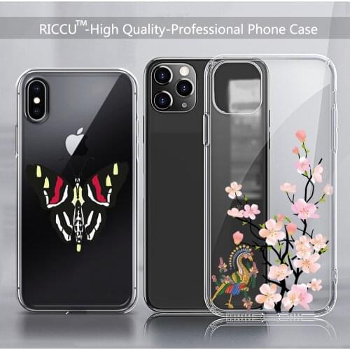 Fashion brand butterfly beetle floral Phone Cases For iPhone 12 X XS Max XR Case For iphone 11 SE 2020 7 8 Plus 11 12Pro 12MINI
