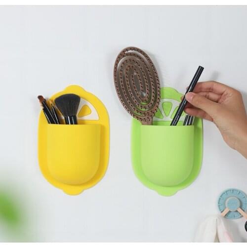 No Glue Wall Mounted Toothbrush And Toothpaste Holder Set Rack For Bathroom Shower Accessories Cute Storage Organizer Shelf