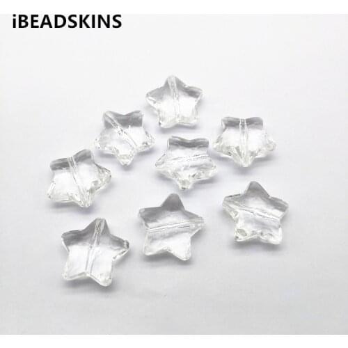 New arrival! 27X27mm 108pcs Clear acrylic Faceted Star Shape beads for Necklace,Earrings parts,hand Made Jewelry DIY