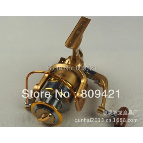 Whole Sale 20pcs/lot genuine 2013 New 8+1 BB High Power Gear Spinning Aluminum Fishing Reel GT6000A High Speed Ball Bearing