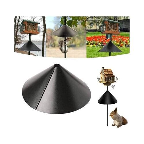 Anti-squirrel Baffle Loose Mouse-type Protective Device For Bird Feeders Wrap Around Squirrel Baffle Unique Yard Garden Decor