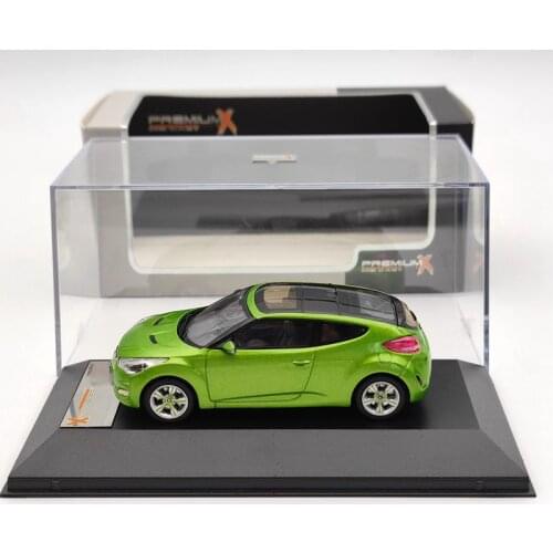 Premium X 1/43 For H~NDAI Veloster 2012 PRD271 Diecast Models Car Collection Green