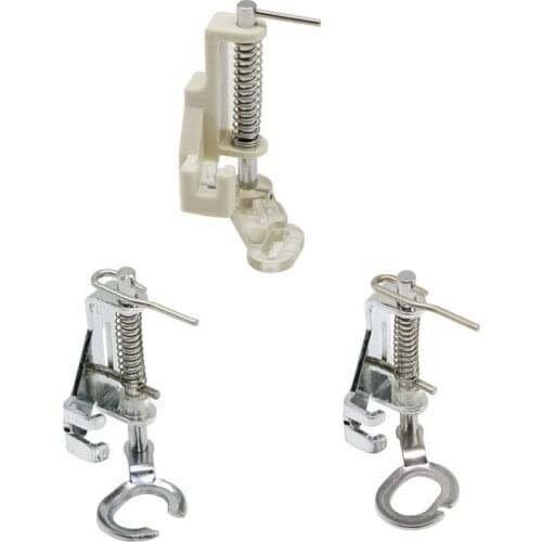 HOT-Large Metal Darning Free Motion Sewing Machine Presser Foot For All Low Shank Brother Singer Babylock Janome And More Sewi