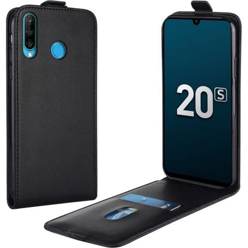 Flip Up and Down Leather Case for Huawei Honor 20S YAL-AL00 YAL-TL00 6.15'' Vertical Cover for Honor 20S 20s Case Phone Bag