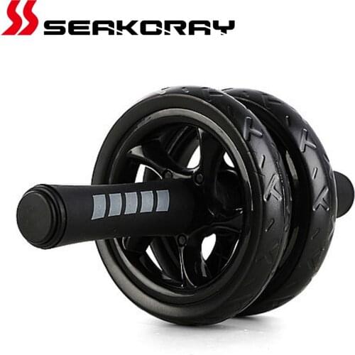 AB Roller Non-slip Tire Pattern Fitness Gym Exercise Abdominal Wheel Roller Fitness Equipment No Noise Abdominal Wheel Ab Roller